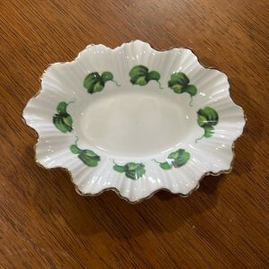 Vintage Adderley Shamrock Trinket Dish
